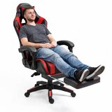 Gaming stolica sa osloncem za noge LE TOY - crvena | shoptok.hr