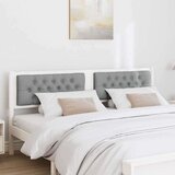 vidaXL uzglavlje ostalo bijela i svijetlosiva 160 cm masivna borovina | shoptok.hr