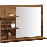 vidaXL Kupaonski ormarić s ogledalom Artisan hrast 60x10,5x45 cm cijene
