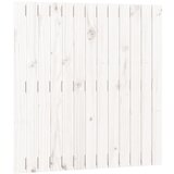 Maison Chic Stensko Posteljno vzglavje - Vzglavna omarica - Nočna omarica belo 82,5x3x90 cm trdna borovina, (21706709) | Shoptok.si