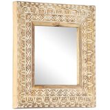  Ručno izrezbareno ogledalo 50 x 50 x 2,6 cm masivno drvo manga | shoptok.hr
