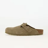 Birkenstock Sneakers Boston Leather Velvet Faded Khaki EUR 42