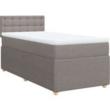  Krevet s oprugama i madracem smeđesivi 80x200 cm od tkanine | shoptok.hr
