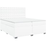  The Living Store Box spring postelja z vzmetnico bela 200x200 cm umetno usnje - Box Spring Postelja, (21519911) | Shoptok.si
