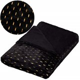  Elegantna crno-zlatna deka 200 x 220 cm | shoptok.hr