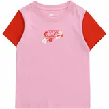 Nike Sportswear Majica 'YOUR MOVE' roza / rdeča / bela
