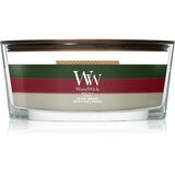WoodWick Trilogy Holiday Garland dišeča sveča z lesenim stenjem 453.6 g Cene