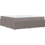  Posteljni okvir z vzmetnico Taupe 200 x 200 cm blago, (5000069816) | Shoptok.si
