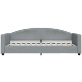 vidaXL Izvlečna dnevna postelja svetlo siva 90x200 cm blago | Shoptok.si