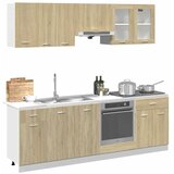 Set kuhinjskih ormarića od 8 dijelova "Lyon" hrast Sonoma, inženjersko drvo | shoptok.hr
