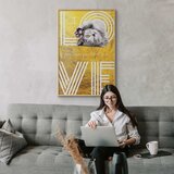  Plakat - I Love You Like You Love Me 40x60 Zlatni okvir | shoptok.hr