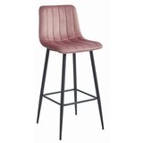 Brandless POZZA hocker - temno roza žamet / črne noge x 1, (22060691) | Shoptok.si