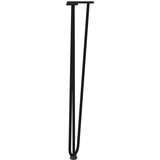 vidaXL Ukosnice noge za stol 4 kom crne 72 cm čvrstog čelik | shoptok.hr