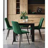  SPLIT stolica - zeleni baršun / crne noge x 4 | shoptok.hr