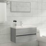 Maison Chic Kopalniški sestavi - Kopalniško pohištvo 2 kosa siva sonoma inženirski les, (21787521) | Shoptok.si