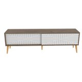 Hanah home tv polica riso walnut white | ePonuda.com