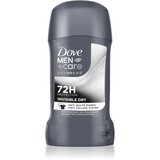 Dove Men+Care Invisble Dry trdi antiperspirant proti belim madežem 50 ml | Shoptok.si