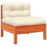  Vrtna sofa s jastucima i tabureom od masivne borovine | Eponuda.com