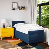 vidaXL Krevet s oprugama i madracem plavi 80x200 cm od tkanine | shoptok.hr