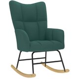 Stolica za ljuljanje od tkanine tamnozelena | shoptok.hr
