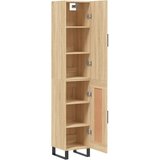  Visoka komoda hrasta sonome 34,5x34x180cm od konstruiranog drva | shoptok.hr