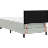  Krevet s opruga kutije Svijetlo siva 100 x 200 cm Baršun | shoptok.hr