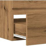 vidaXL Omarica za umivalnik artisian hrast 90x38,5x45 cm inž. les | Shoptok.si
