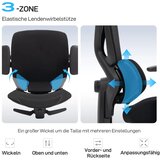  Ergonomska uredska stolica mrežasta tkanina lumbalna potpora nasloni za ruke naslon za glavu | shoptok.hr