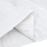 vidaXL Prešitke in odeje Bela 200 x 200 cm Puh | Shoptok.si