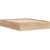  Okvir za krevet s ladicama boja hrasta 140x200 cm drveni | shoptok.hr