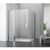 CAMARGUE Vario Bočni fiksni dio tuš kabine (60 x 195 cm, Premazano, Debljina: 6 mm, Srebrne boje) | shoptok.hr