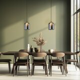  Visilica na sajli KLEA 1xG9/15W/230V zadimljeno crna | Eponuda.com