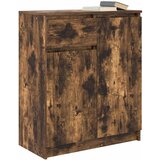  Komoda s ladicama dimljenog hrasta 71x35x84cm konstruirano drvo | shoptok.hr