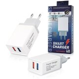  Hišni polnilec 2x USB 2.4A White | Shoptok.si