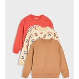 Sinsay Bluza s okruglim izrezom s printom 3 pack | shoptok.hr