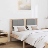  Tapecirani uzglavlje Smeđa 120 cm Čvrsto borovo drvo | Eponuda.ba