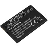 AVIZAR Li-ion baterija 1400 mAh za pametni telefon, združljiva z Wiko Cink 3,7V, Črna, (5000070448) | Shoptok.si