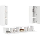  Set TV komoda 3 kom. Bijelo Konstruirano drvo | shoptok.hr