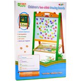  Edukativna dvostrana ploča sa kredom, slovima i brojevima - zeleno/narančasta | Shoptok.si