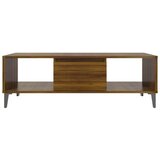  Klubska mizica rjavi hrast 103,5x60x35 cm iverna plošča, (20625001) | Shoptok.si