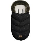  KikkaBoo Zimska navlaka za kolica Luxury Fur Confetti black Siva | Eponuda.com