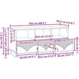 TV omarica Artisan hrast 102 x 34,5 x 47 cm Inženirski les, (5000210348) | Shoptok.si