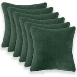  Presvlaka za jastuk 6 pcs HEERLEN Tamnozelena 30 x 30 cm Bouclé | shoptok.hr