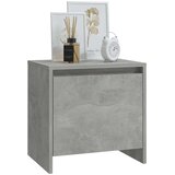 vidaXL Nočna omarica betonsko siva 45x34x44,5 cm iverna plošča | Shoptok.si