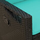  Vrtna klupa s jastukom 105 x 60 x 112 cm čelik | shoptok.hr