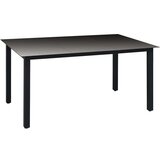  7-dijelni vrtni blagovaonski set crni | shoptok.hr