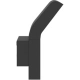  Vanjske LED zidne svjetiljke 2 kom crne od lijevanog aluminija | shoptok.hr