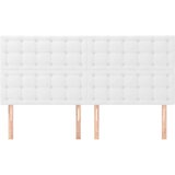  Uzglavlje 4 kom bijeli 90x5x78/88 cm od umjetne kože | shoptok.hr