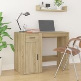 vidaXL Radni stol boja hrasta sonome 100x49x75 cm konstruirano drvo Cijene