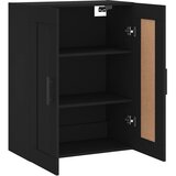  Zidni ormarić crni 69,5 x 34 x 90 cm od konstruiranog drva | shoptok.hr